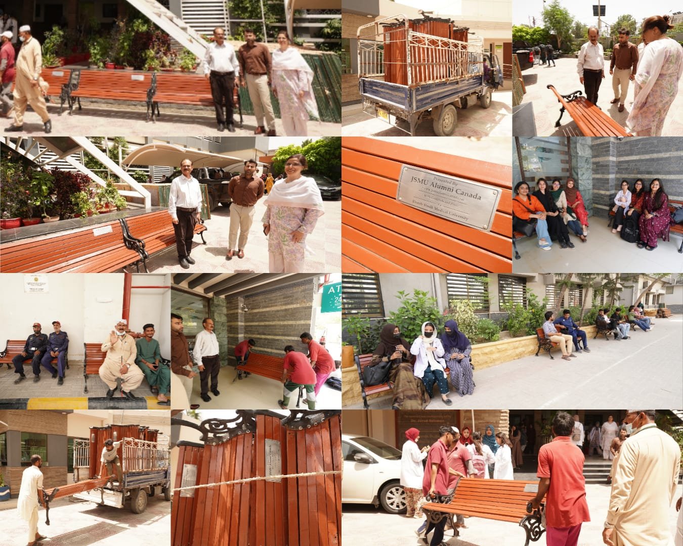 JSMU Campus Benches Donated by JSMU Alumni Canada